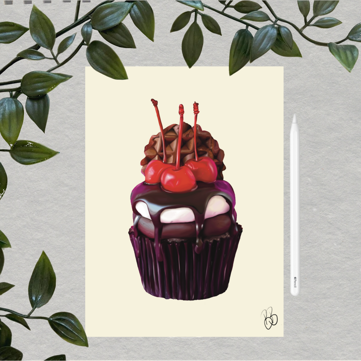 Cupcake Art Print